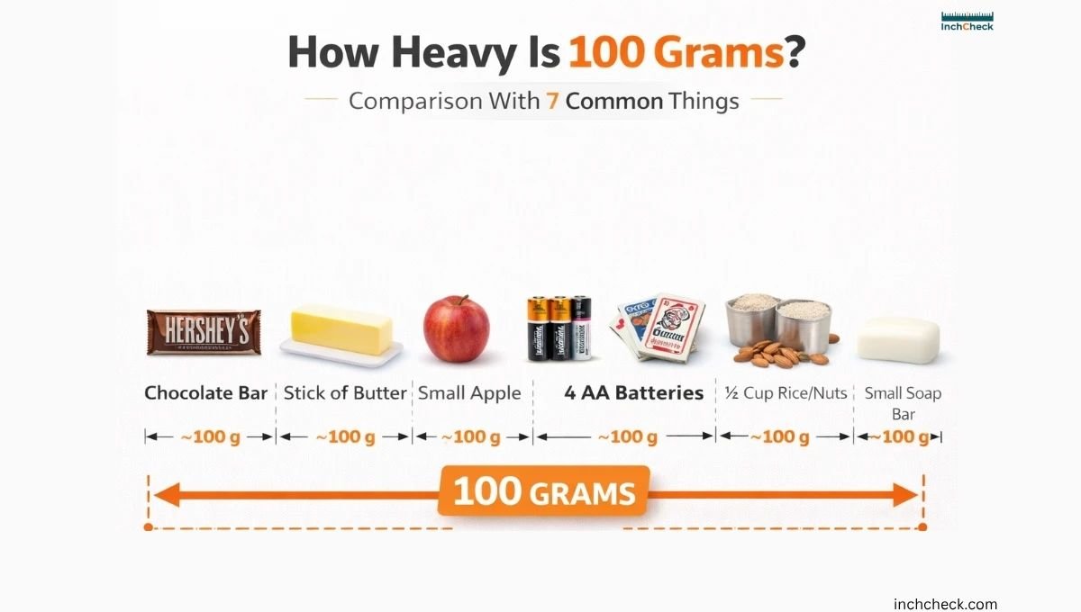 How Heavy Is 100 Grams in Real Life (100 Grams Weight Guide)