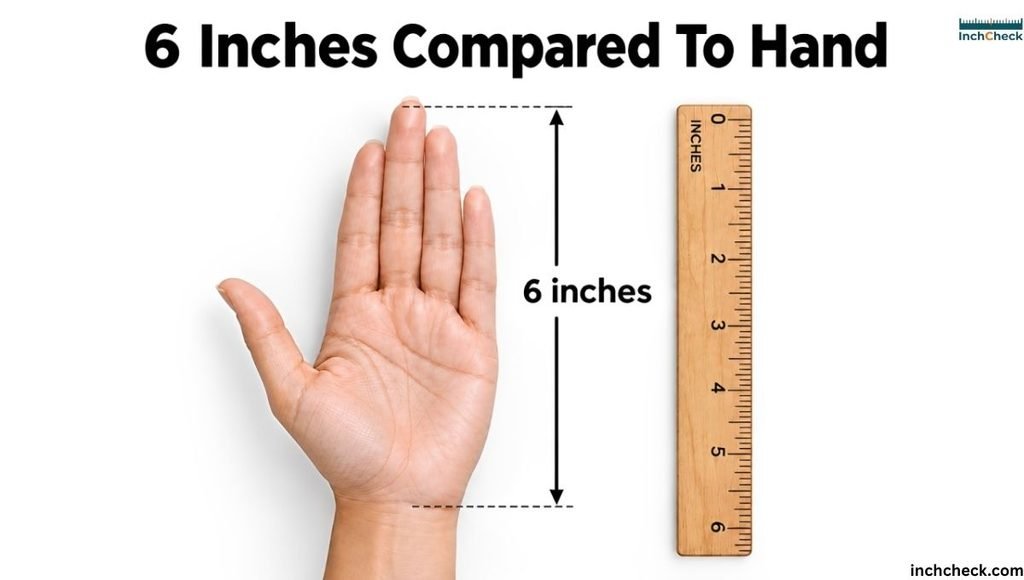6 Inches Compared To Hand