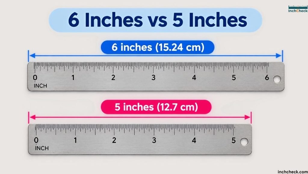 6 Inches vs 5 Inches