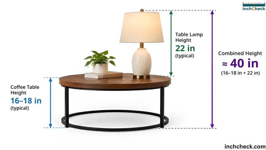 A Coffee Table Plus a Table Lamp