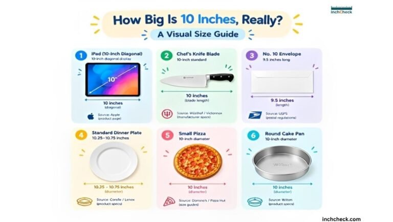 How Big Is 10 Inches, Really A Visual Size Guide