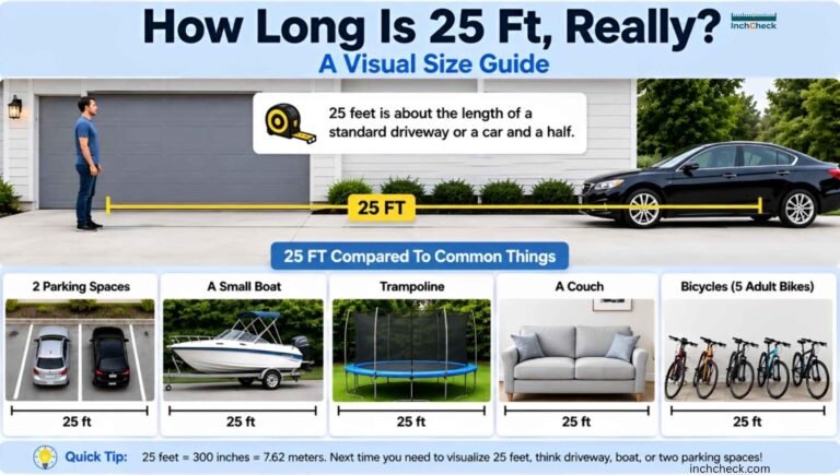 How Long Is 25 Ft, Really A Visual Size Guide
