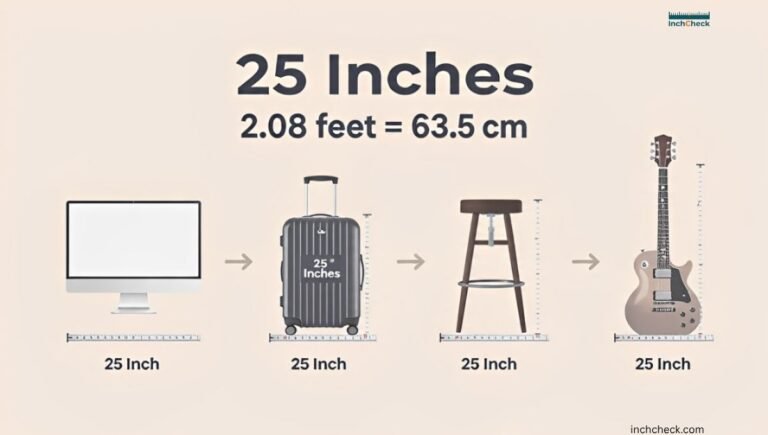 How Long Is 25 Inches, Really A Size Guide You Can Trust