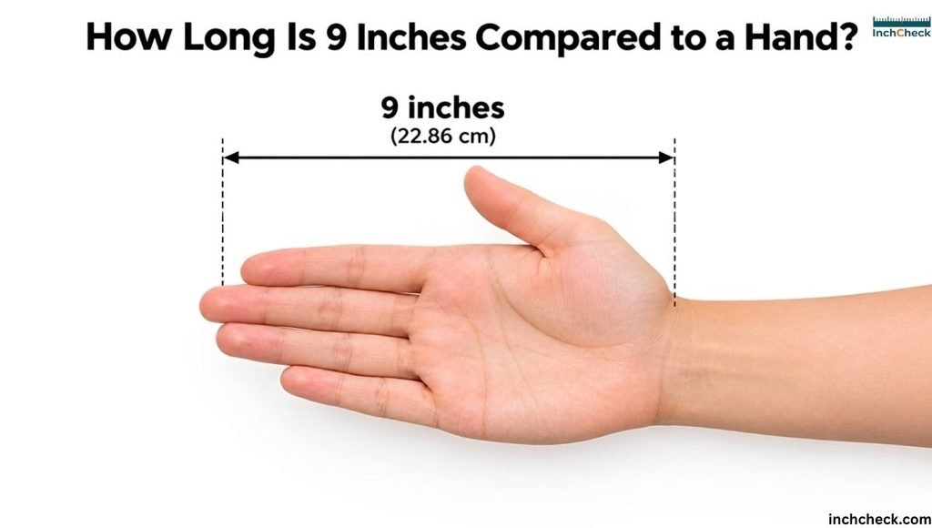 How Long Is 9 Inches Compared to a Hand