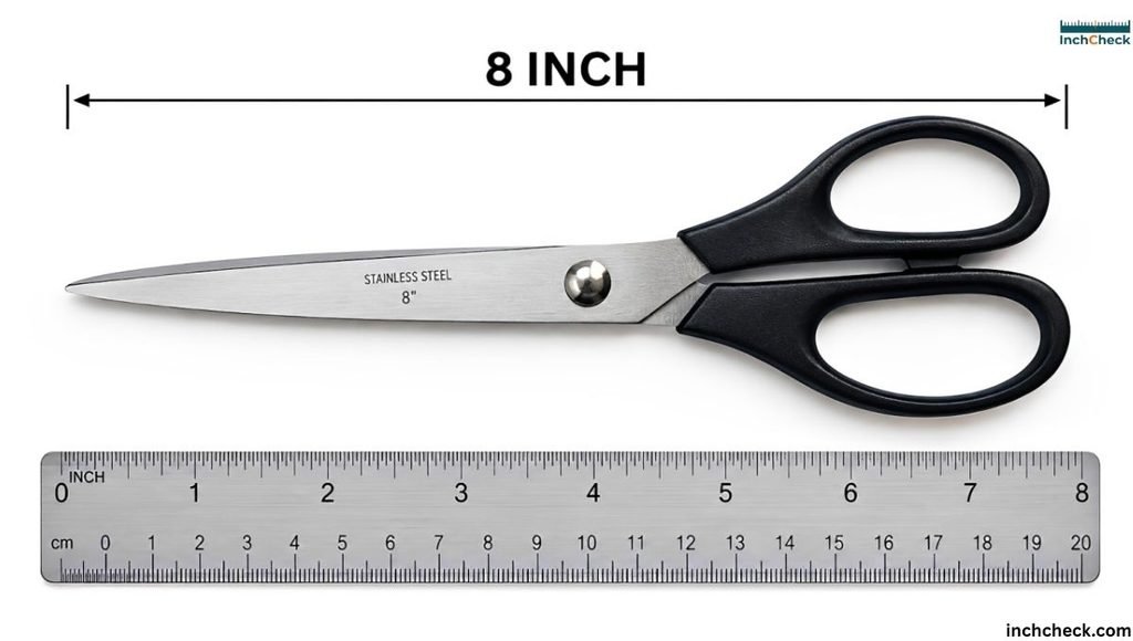 How long is 8 inches compared to an object