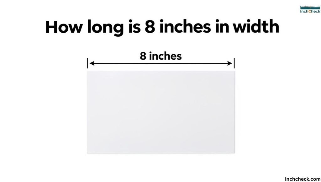 How long is 8 inches width