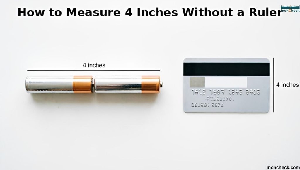 How to Measure 4 Inches Without a Ruler