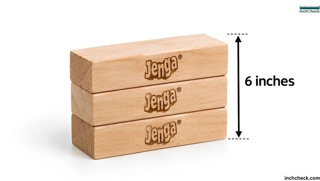 Jenga Block Stack (Three Pieces)