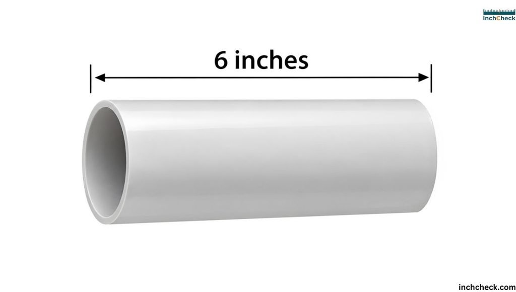 6 Inches PVC Pipe Segment