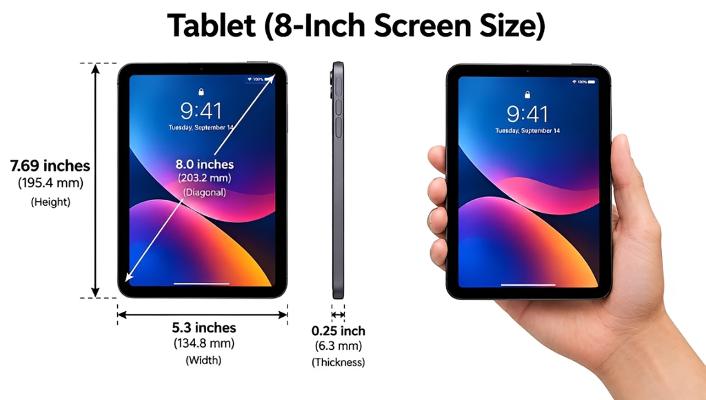 Tablet (8-Inch Screen Size)