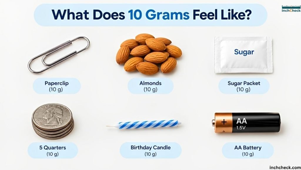 What Does 10 Grams Feel Like?