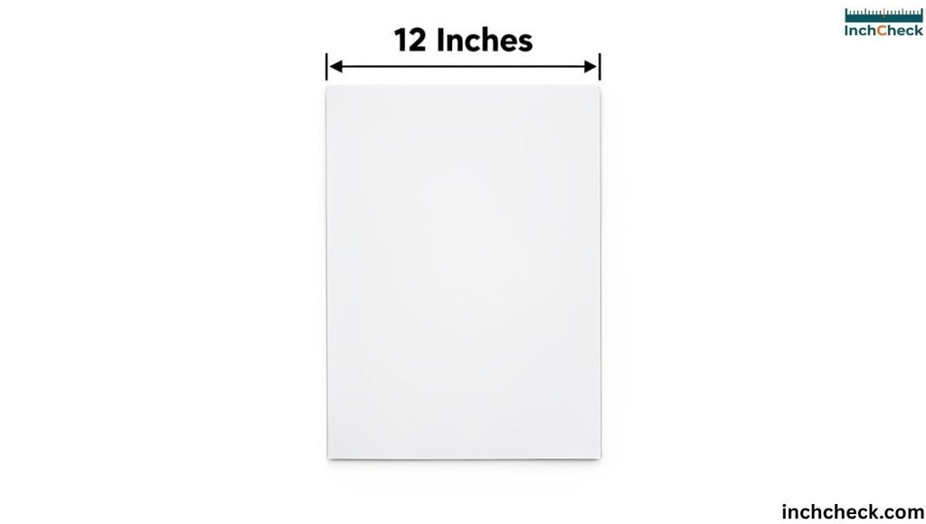 A Standard Sheet of Paper (Short Side)