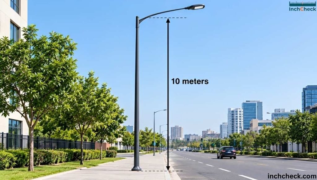 City Street Lamp Post + Arm