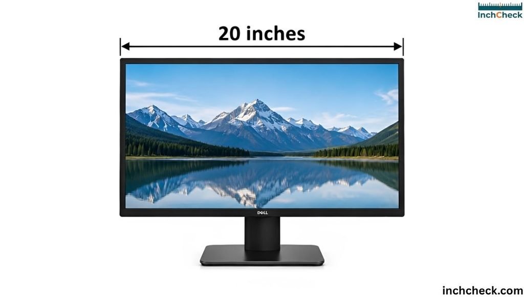 20 inches Desktop Monitor Width