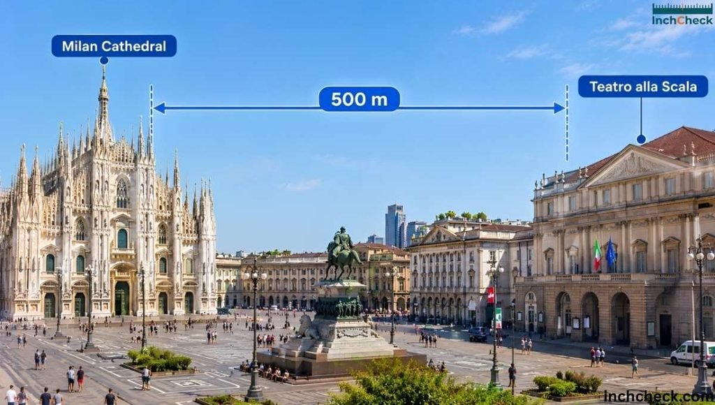 Distance Between Milan Cathedral and Teatro alla Scala