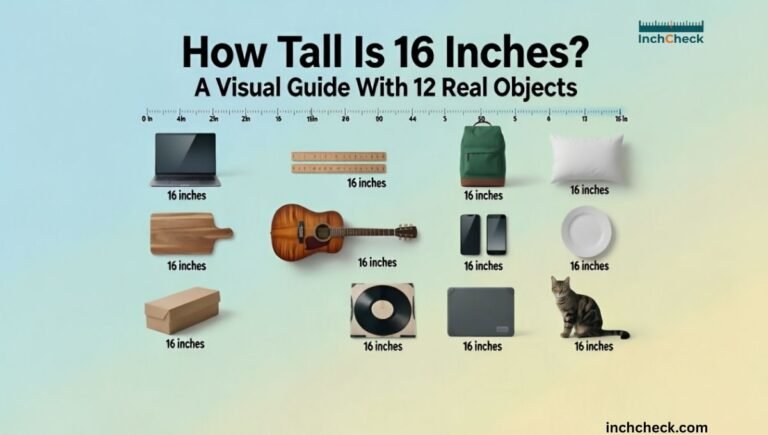 How Tall Is 16 Inches A Visual Guide With 12 Real Objects
