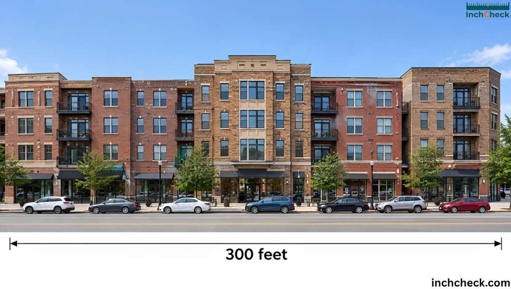 300 feet One City Block