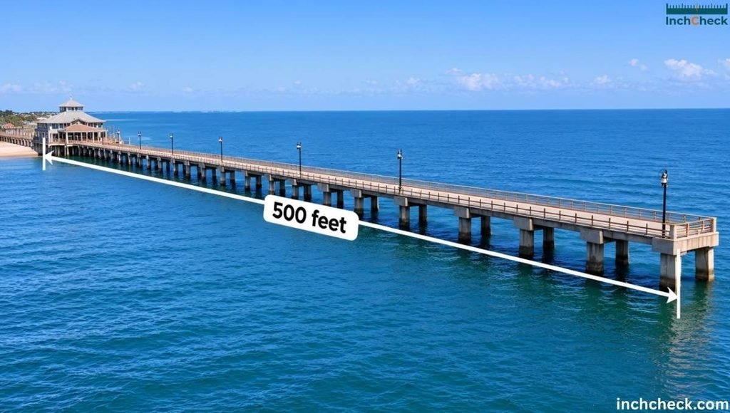 500 feet Piers