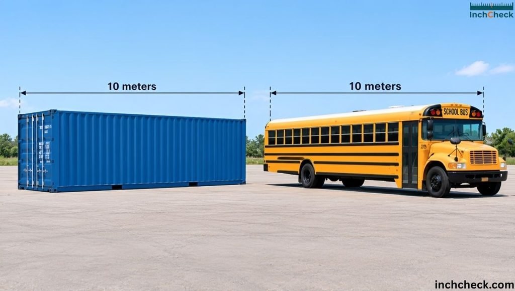 Shipping Container and School Bus