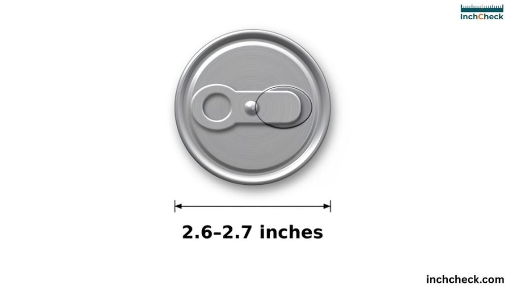 Soda Can Top Diameter (≈2.6–2.7 Inches)