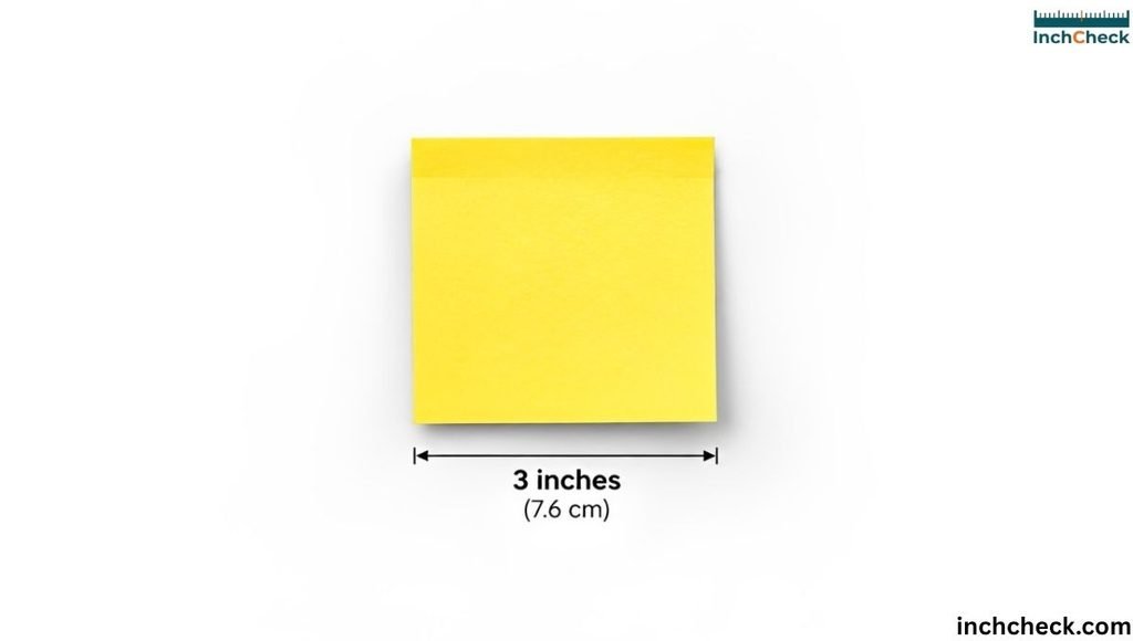 Standard Post-it Note Width (3 Inches)