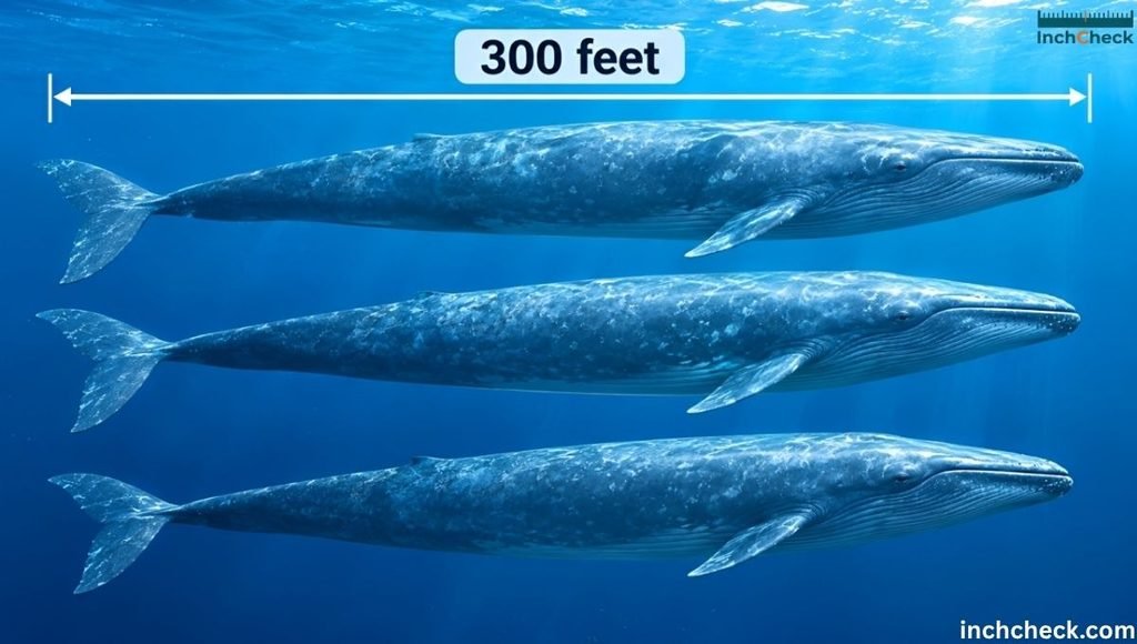 Three Blue Whales