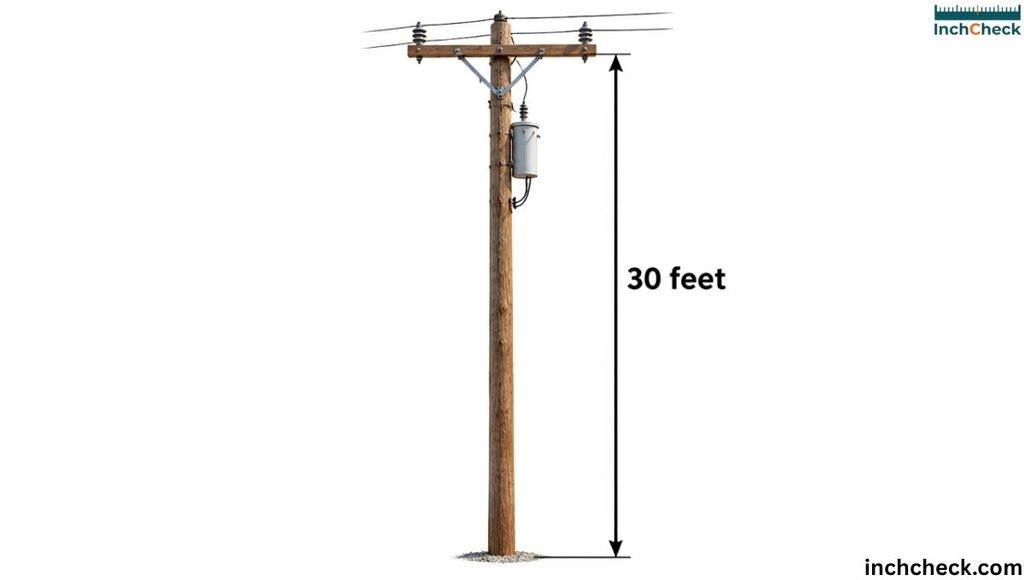 30 feet Utility Pole